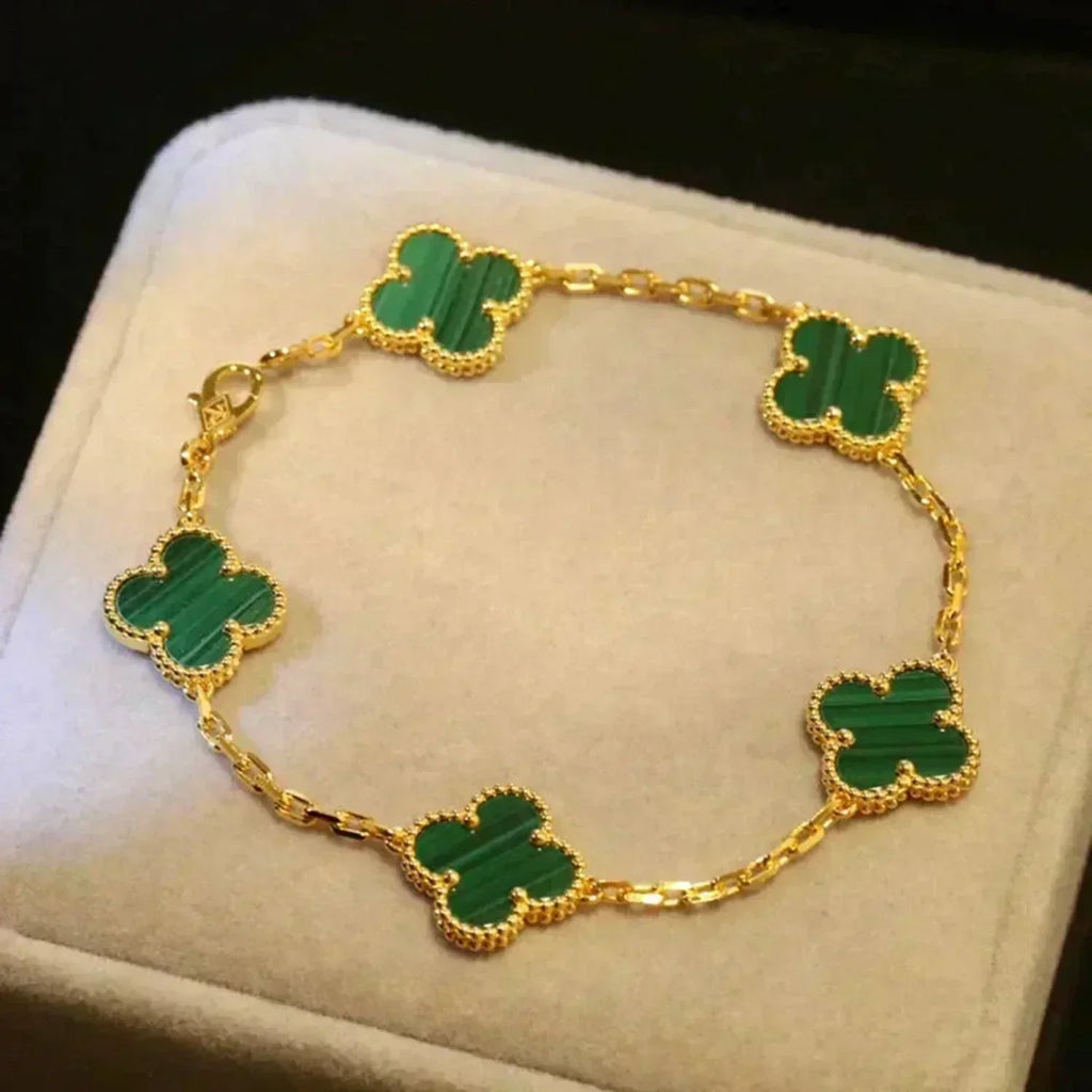[Lumi] Neue Armbandkollektion „Clover 5 Motiv Malachit“