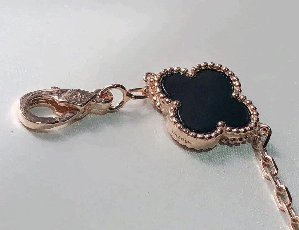 [Lumi]Neues mehrfarbiges Armband mit Kleeblattmotiven (5 Motive)