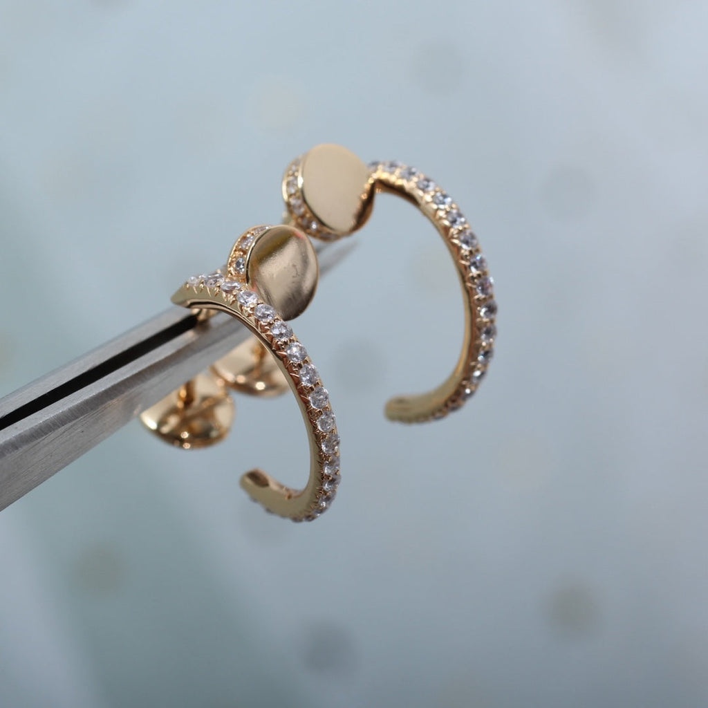 Lumi Juste Ohrringe, 12,75 mm, Roségold, Diamant