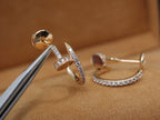 Lumi Juste Ohrringe, 12,75 mm, Roségold, Diamant