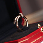 Lumi Juste Ring, 2,65 mm, Roségold, Diamant