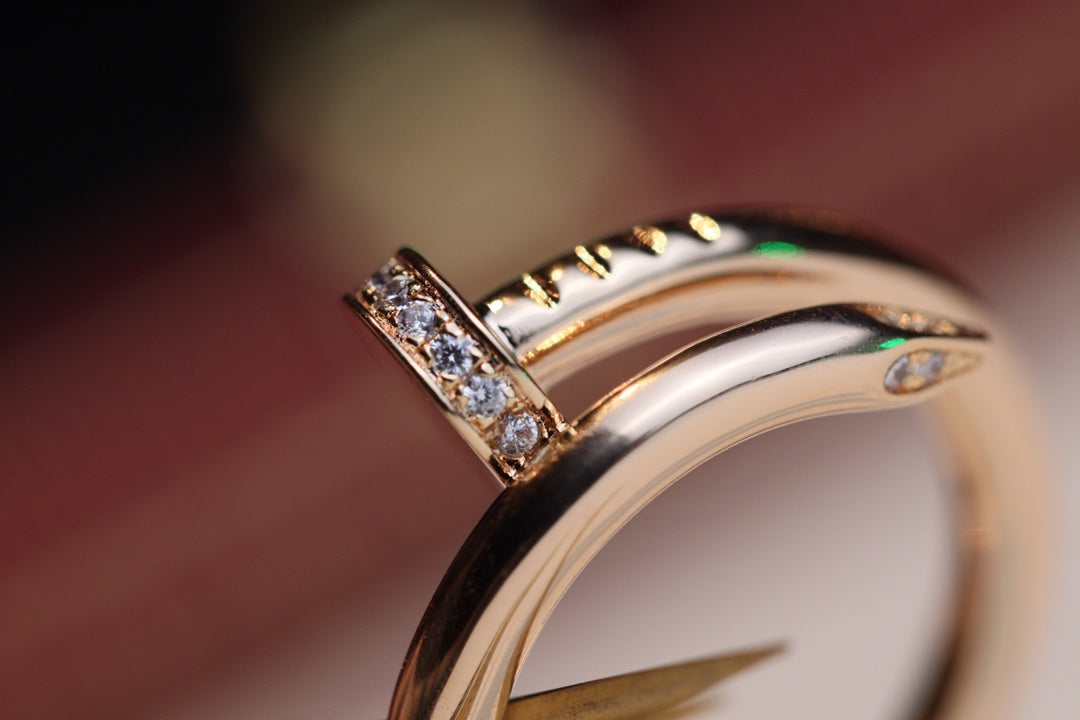 Lumi Juste Ring, 2,65 mm, Roségold, Diamant