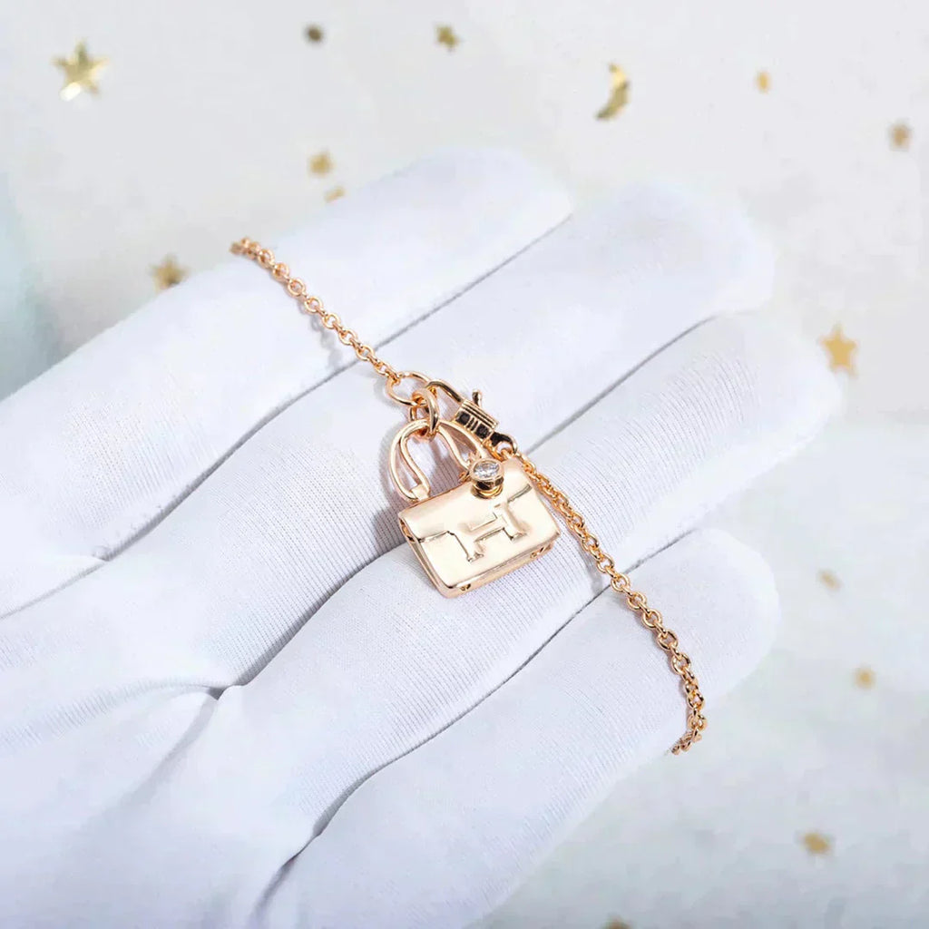 ¡®Lumi¡¯AMULETTE-ANHÄNGER ROSÉGOLD-KETTE