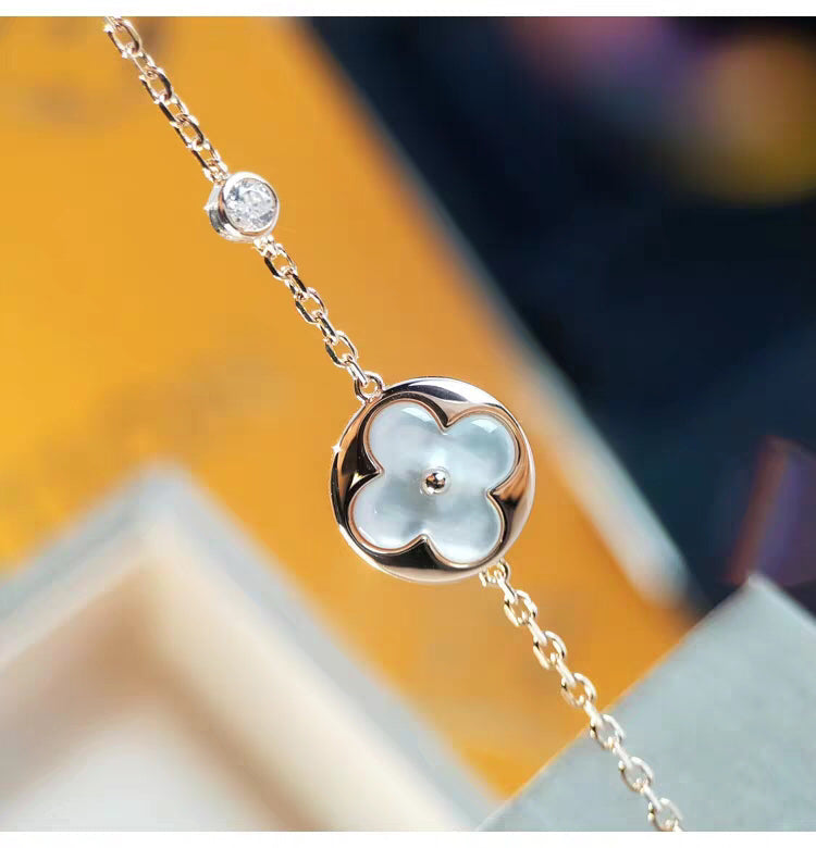Lumi® Sonnenmopp-Gold-Halskette mit 1 Diamanten