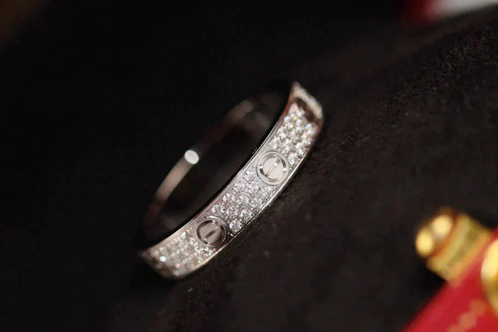 Lumi® LOVE RING 3,6 MM DIAMANT PAVED