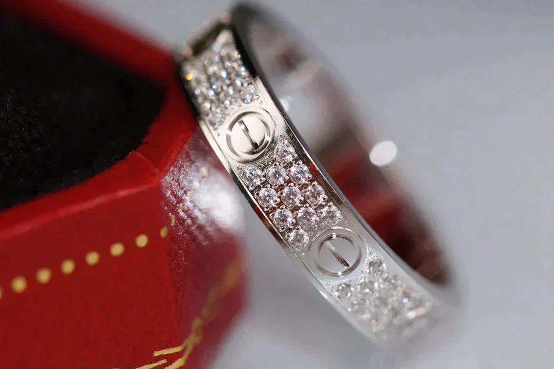 Lumi® LOVE RING 3,6 MM DIAMANT PAVED