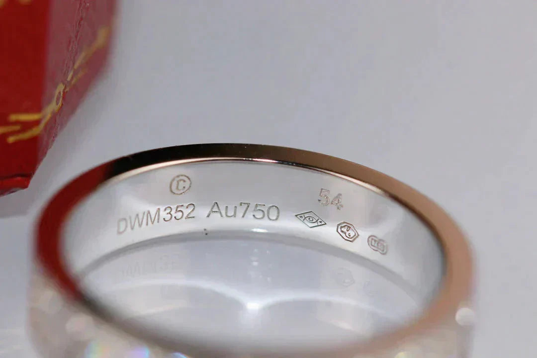 Lumi® LOVE RING 3,6 MM DIAMANT PAVED
