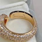 LumiPanthere-Ring aus roségoldenem Diamanten