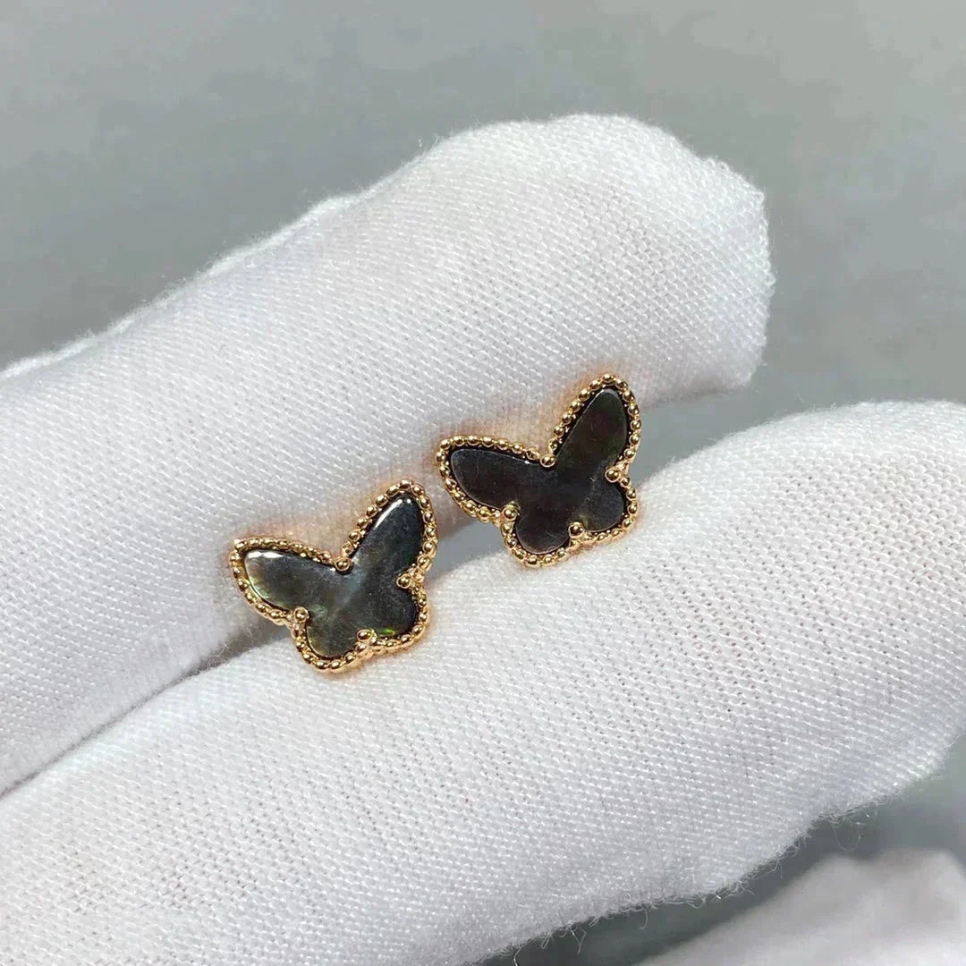 ¡®Lumi¡¯BUTTERFLY DARK MOP  EARRINGS