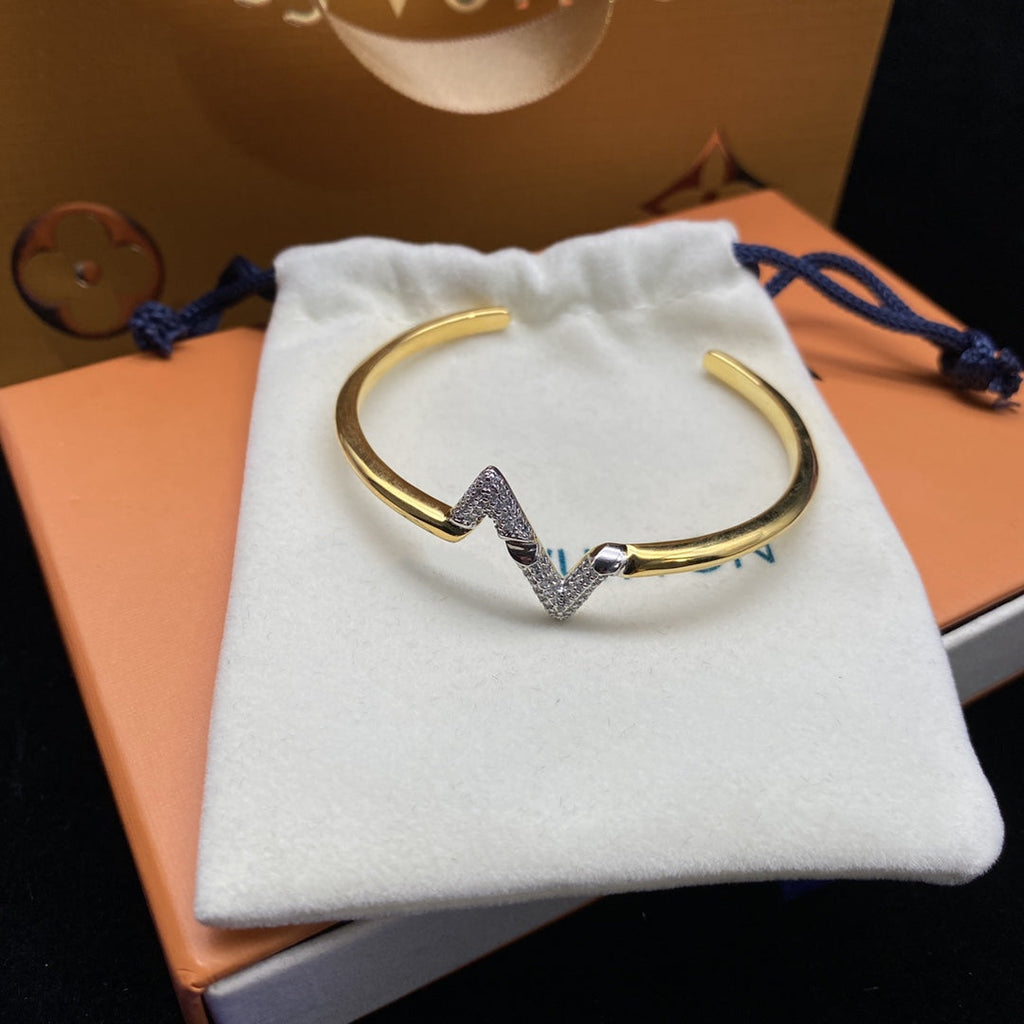 ¡®Lumi¡¯VOLTE UPSITE DOWN DIAMOND GOLD OFFENES ARMBAND