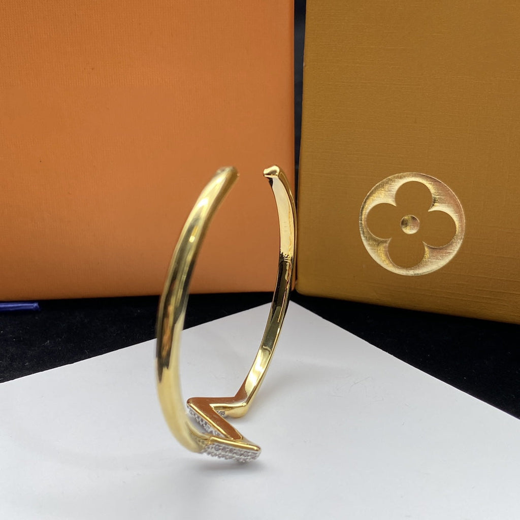 ¡®Lumi¡¯VOLTE UPSITE DOWN DIAMOND GOLD OFFENES ARMBAND