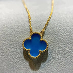 Lumi® CLOVER 15MM BLAUE ACHAT-KETTE