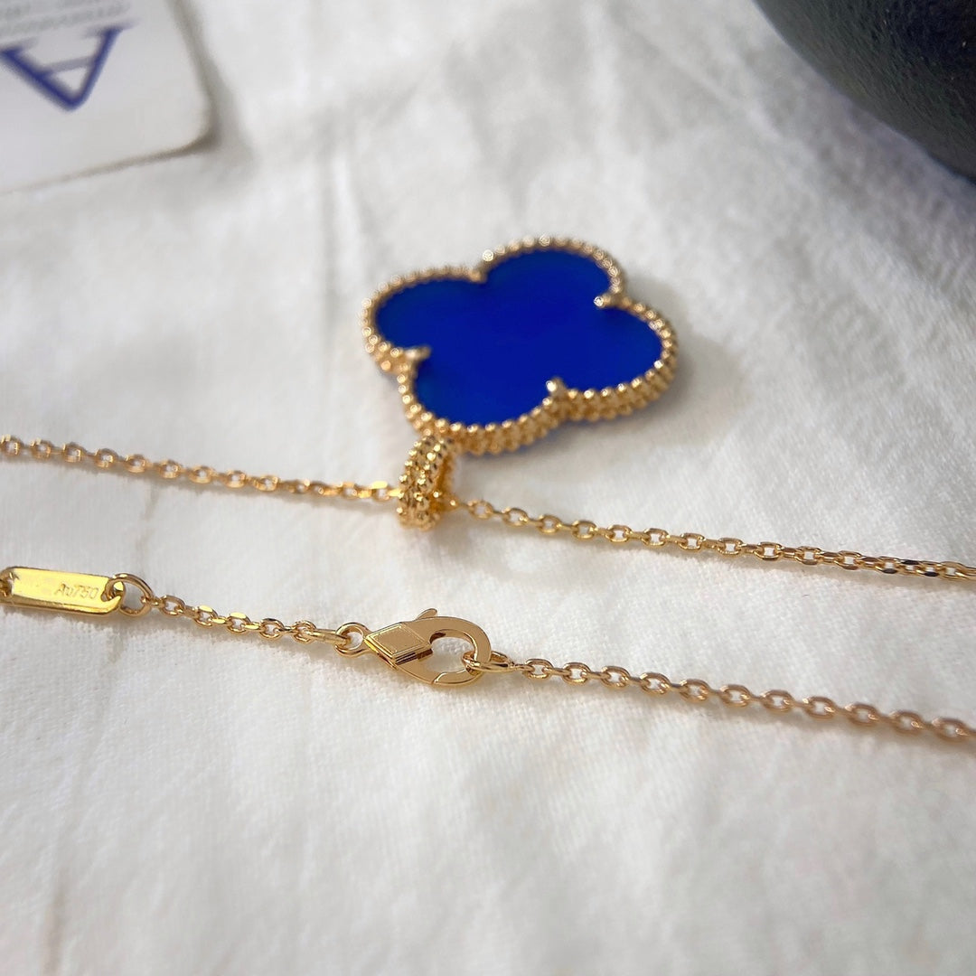 Lumi® CLOVER 25MM HALSKETTE TÜRKIS ROSÉGOLD