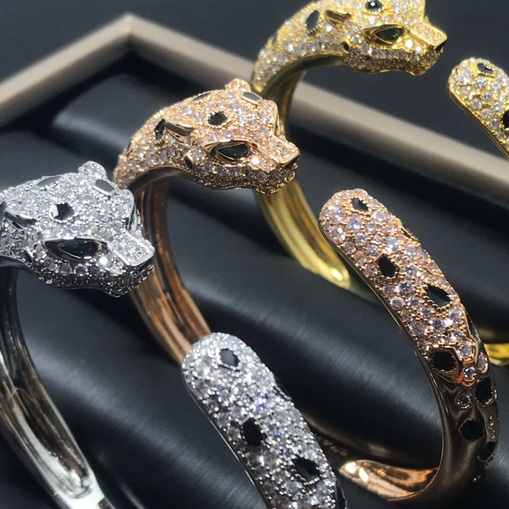 ¡®Lumi¡¯PANTHERE BIG BRACELET DIAMONDS