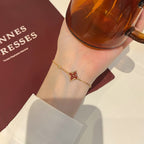 Lumi® COLOR STAR CARNELIAN PINK GOLD DIAMOND ARMBAND