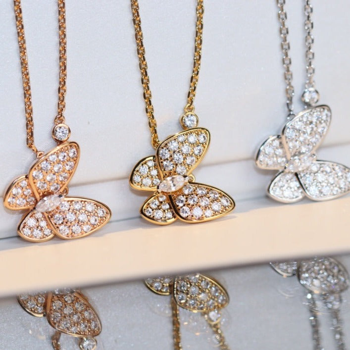 ¡®Lumi¡¯SCHMETTERLING-DIAMANT-KETTE