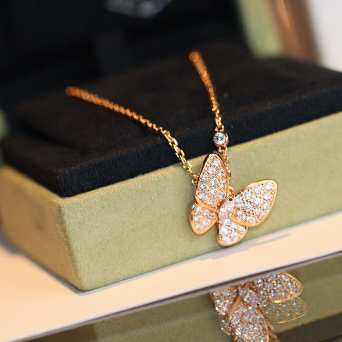 ¡®Lumi¡¯SCHMETTERLING-DIAMANT-KETTE