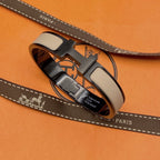 LumiH Armband 12 mm Schwarz Beige Keramik