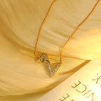 ¡®Lumi¡¯VOLT SILBERNE DIAMANT-ANHÄNGER-KETTE
