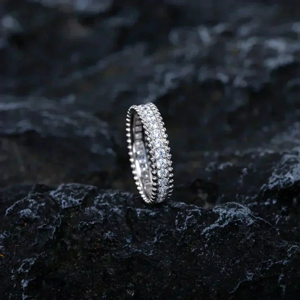 Lumi® PERLEE DIAMANT SILBERRING