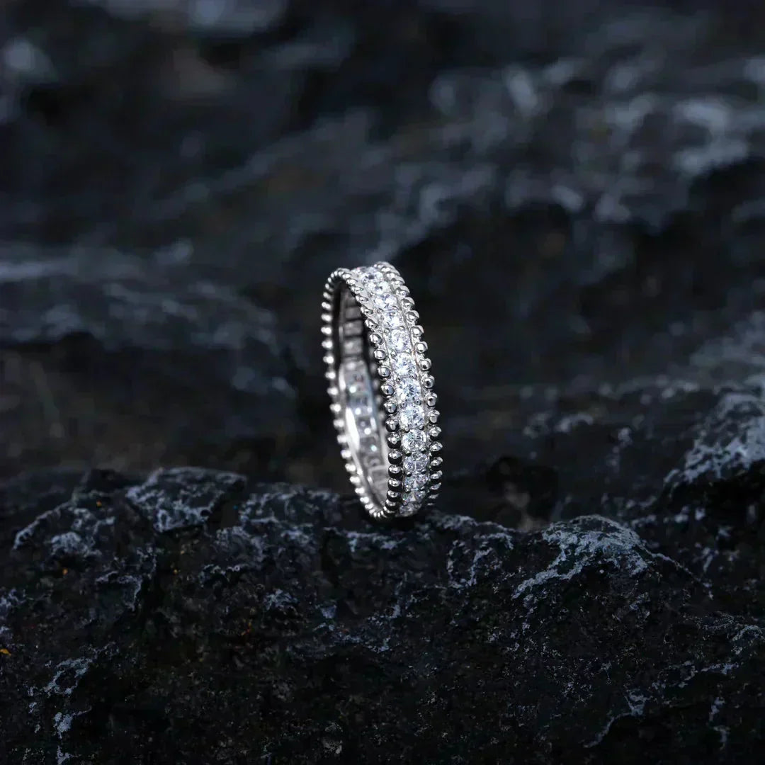 Lumi® PERLEE DIAMANT SILBERRING