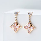 Lumi® DOPPELSTER-OHRRINGE IN ROSA GOLD