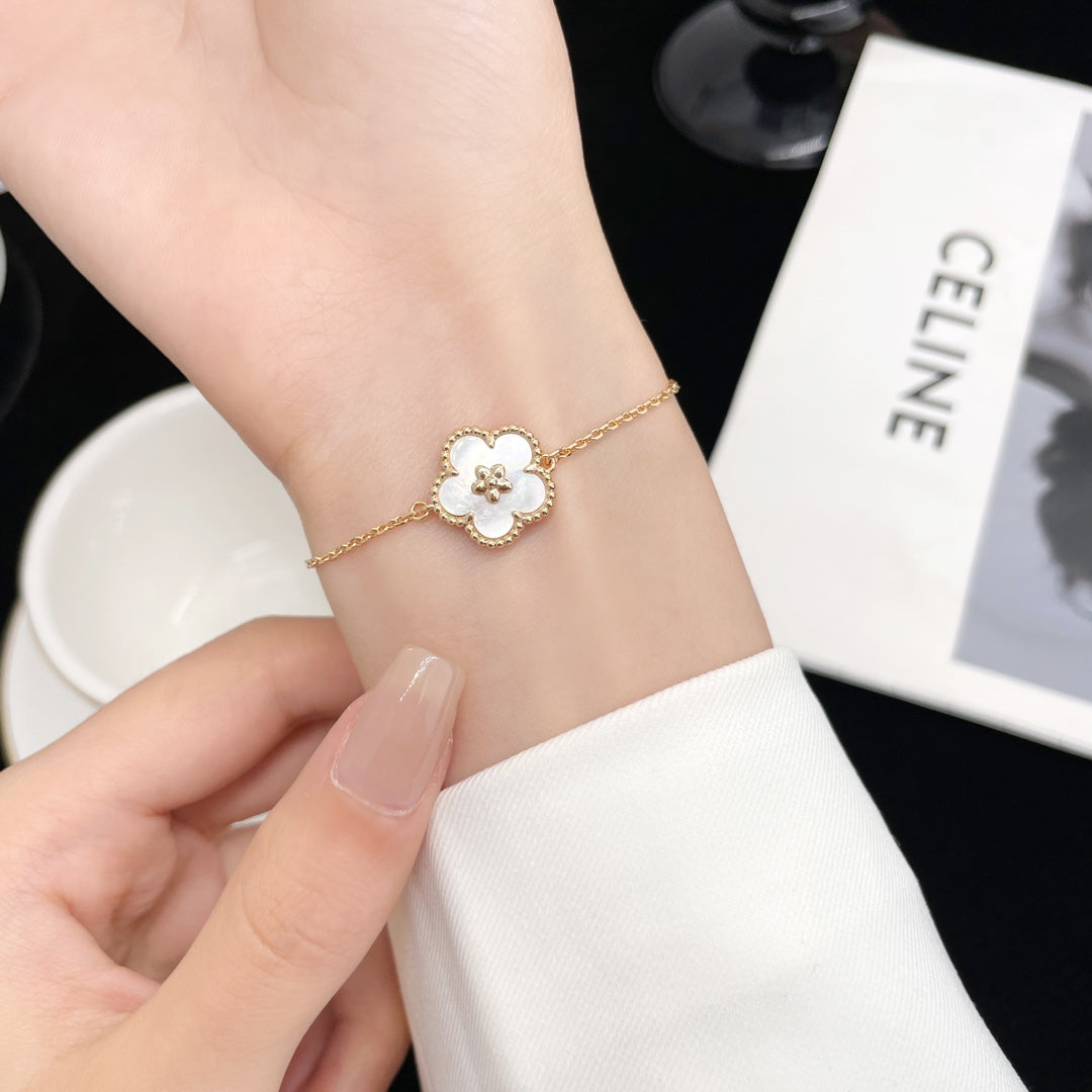 Lumi® Lucky Spring Roségold Perlmutt-Armband