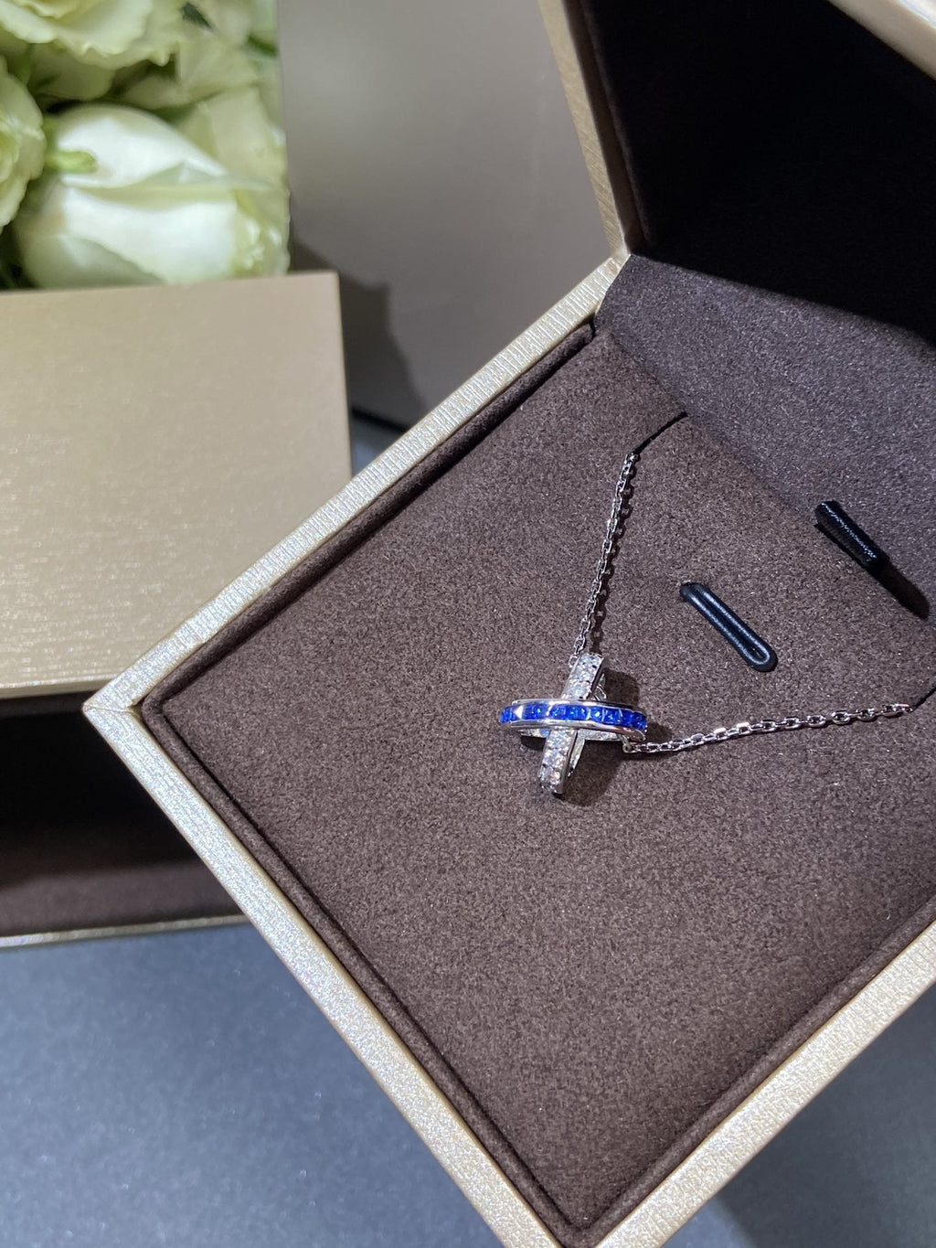 ¡®Lumi¡¯LIENS DIAMANT-SILBER-KETTE