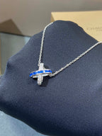 ¡®Lumi¡¯LIENS DIAMANT-SILBER-KETTE