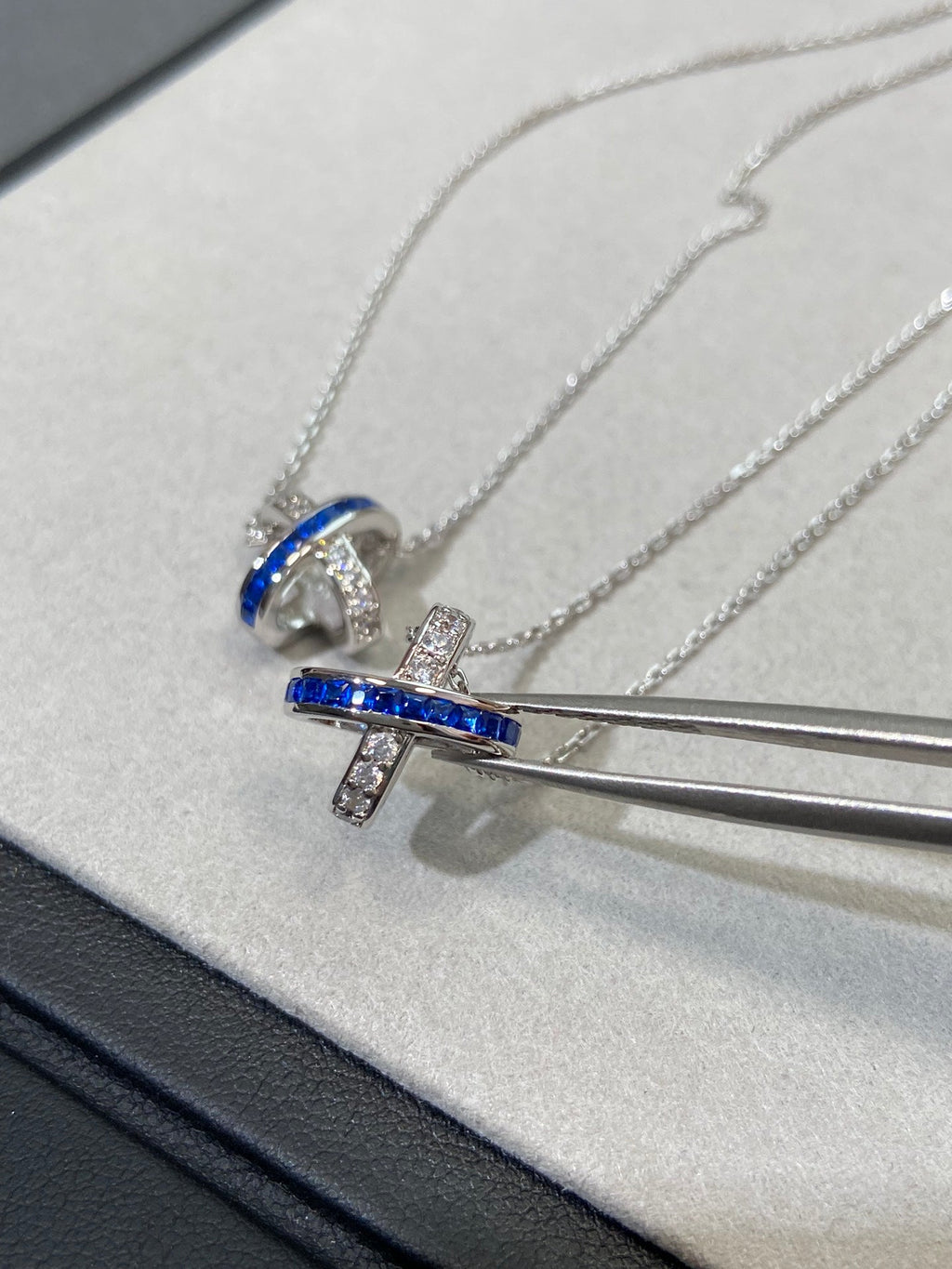 ¡®Lumi¡¯LIENS DIAMANT-SILBER-KETTE