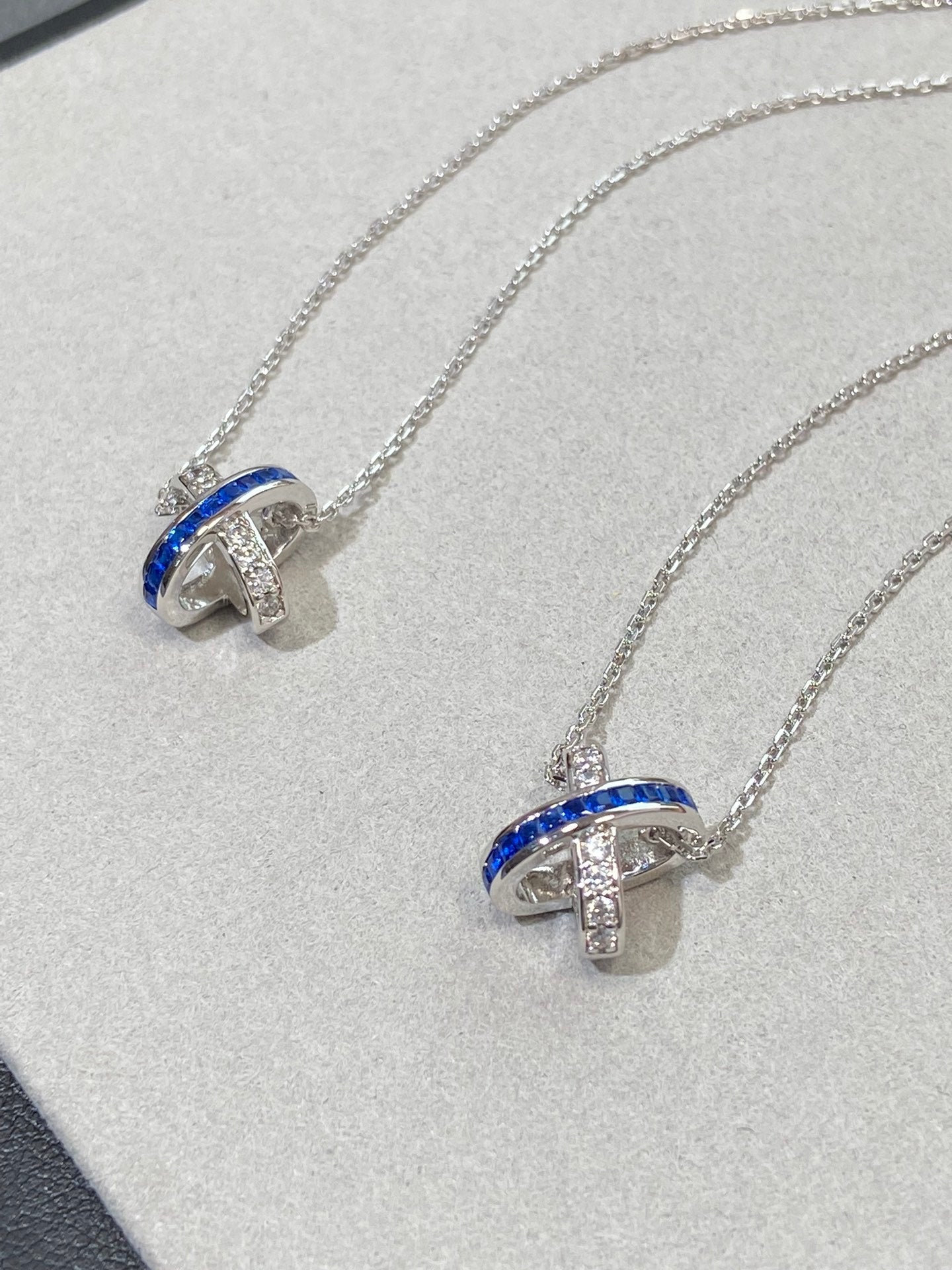 ¡®Lumi¡¯LIENS DIAMANT-SILBER-KETTE