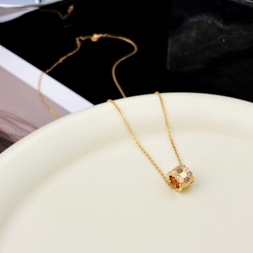¡®Lumi¡¯BEE MINI-PEDANT-DIAMANT-HALSKETTE