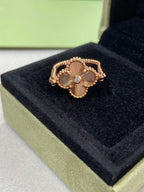 LumiClover Flussring aus Roségold