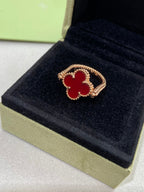 LumiClover Flussring aus Roségold