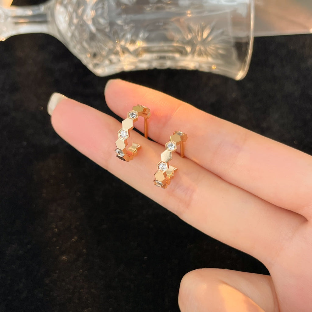 Lumi® BEE LOVE DIAMANT-CREEP-OHRRINGE