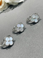 Lumi® CLOVER SILBER-PERLMUTT-DIAMANTRING