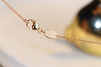 ¡®Lumi¡¯JEUX MALACHIT 1 DIAMANT ROSA GOLD HALSKETTE