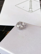Lumi® CLOVER SILBERRING