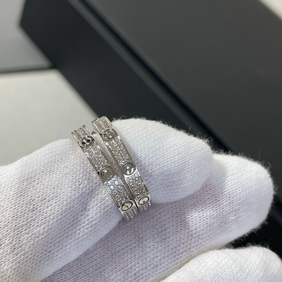 Lumi® LOVE DIAMANT SILBERNE CREOLEN