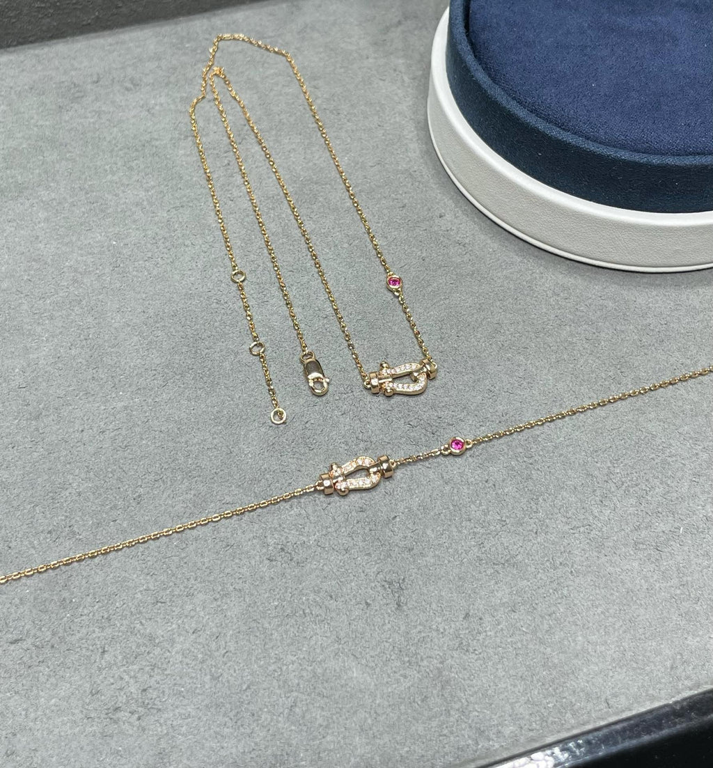 LumiFORCE 10 DIAMANT-HALSKETTE IN ROSÉGOLD