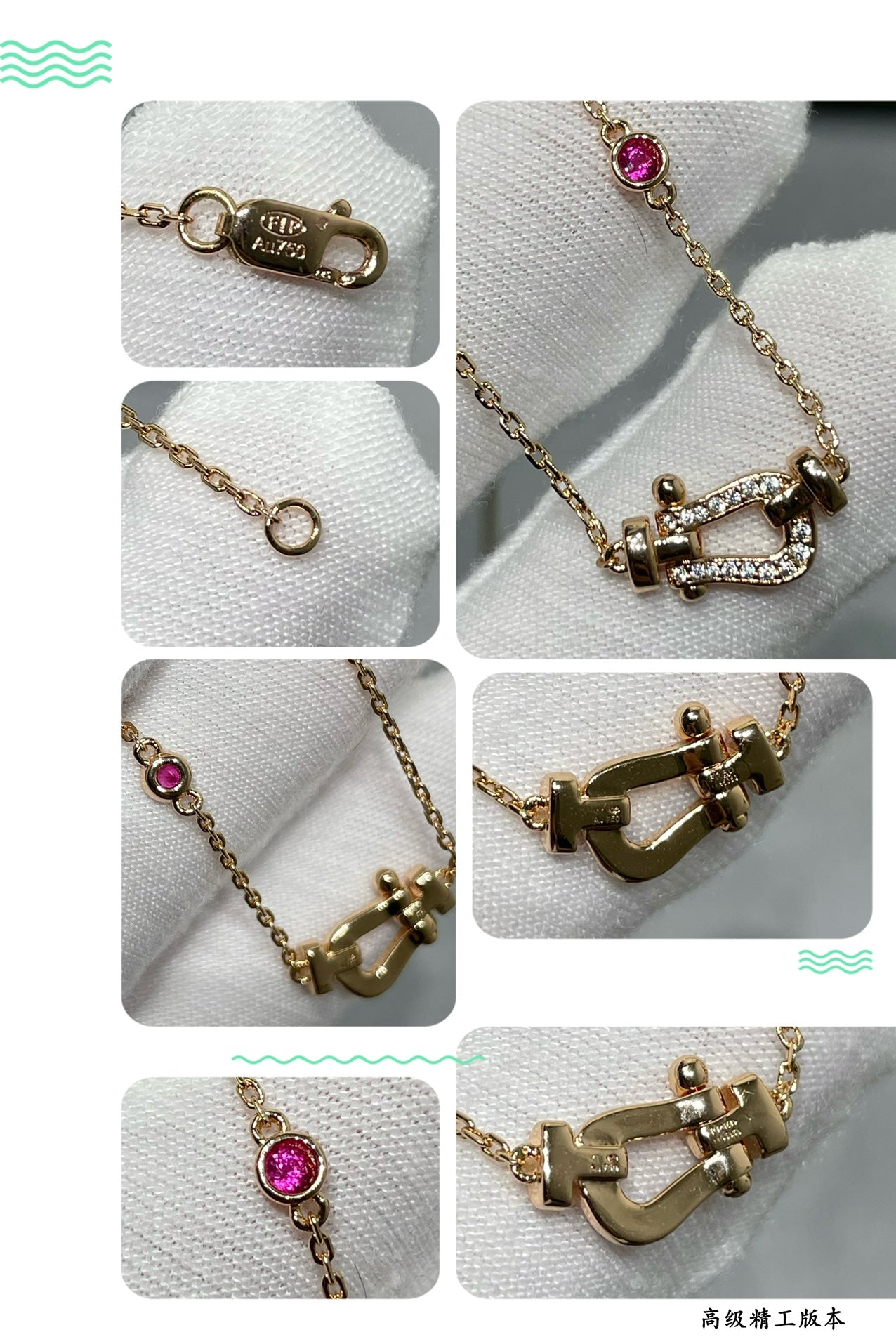 LumiFORCE 10 DIAMANT-HALSKETTE IN ROSÉGOLD
