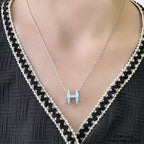 ¡®Lumi¡¯POP H HIMMELBLAUE HALSKETTE