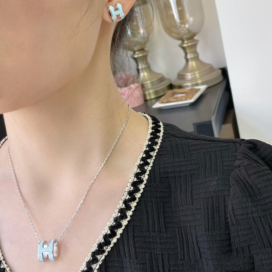 ¡®Lumi¡¯POP H HIMMELBLAUE HALSKETTE