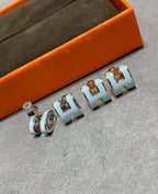 Lumi POP H SKY BLUE STUD EARRINGS