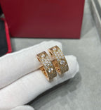 Lumi's LOVE 5,5 mm Diamant-Pavé-Ohrringe