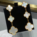 Lumi® CLOVER MOP 3 MOTIFS GOLD EARRINGS 