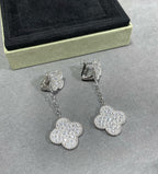 Lumi® KLEE-OHRRINGE MIT 2 MOTIVEN, DIAMANTENBEFESTIGT