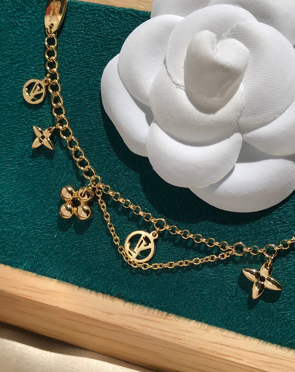 Lumi® Blooming Pink Gold Mop Armband