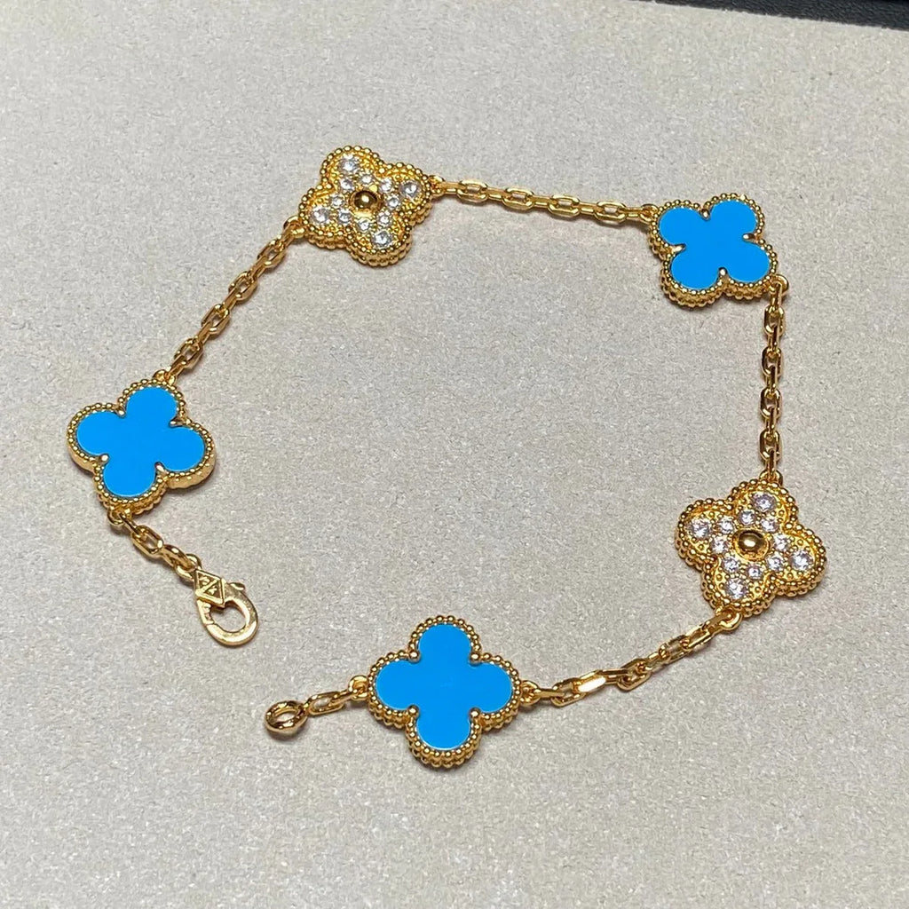 [Lumi] Neue Armbandkollektion „Clover 5 Motif Blue Agate“