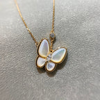 ¡®Lumi¡¯BUTTERFLY MOP DIAMOND NECKLACE
